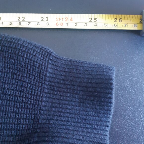 Tommy Hilfiger SZ S Black Cotton Men's 2 Button Shawl Collar Pullever Sweater - Picture 10 of 12